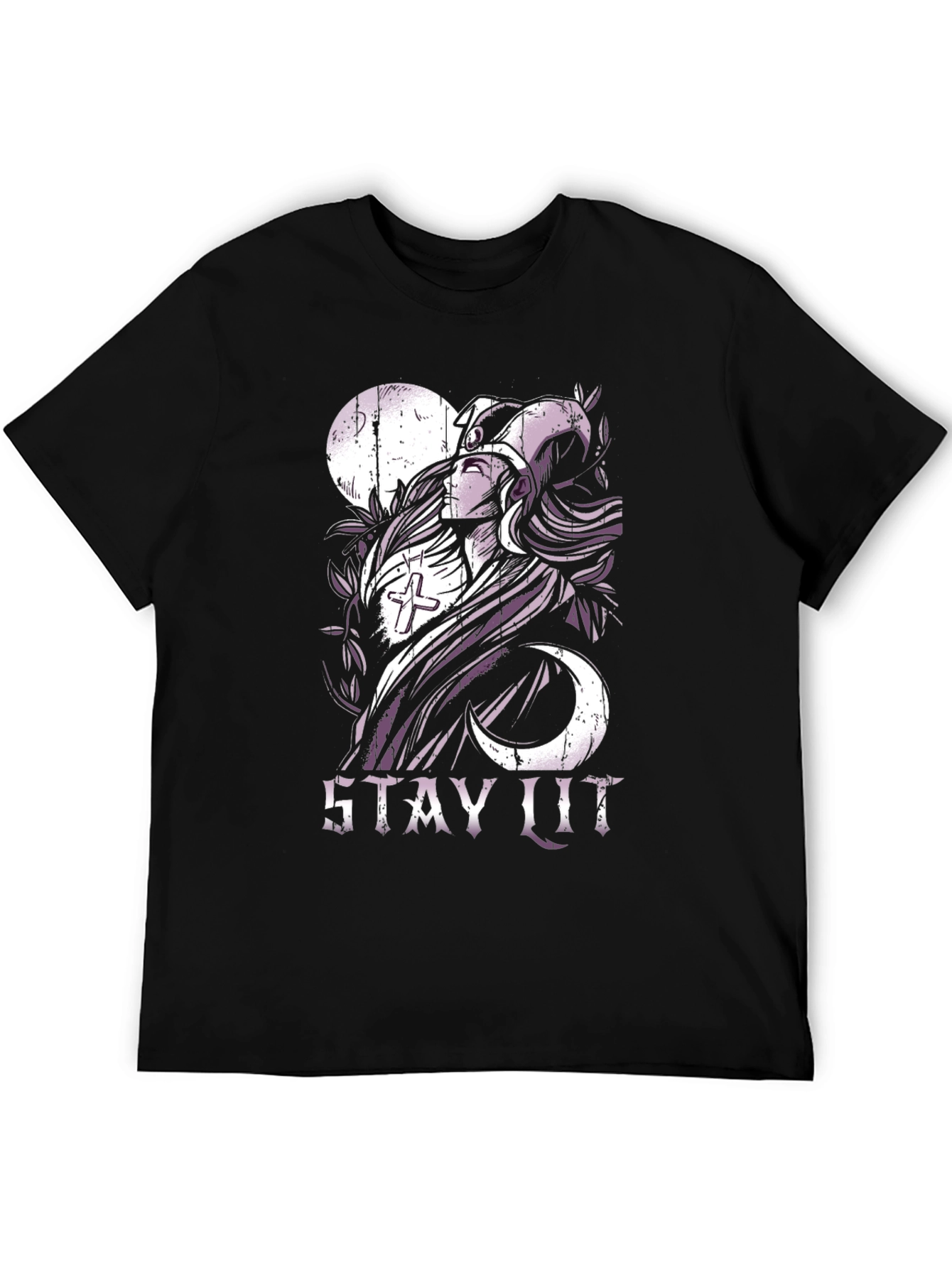 Stay Lit Graphic T-Shirt - Black