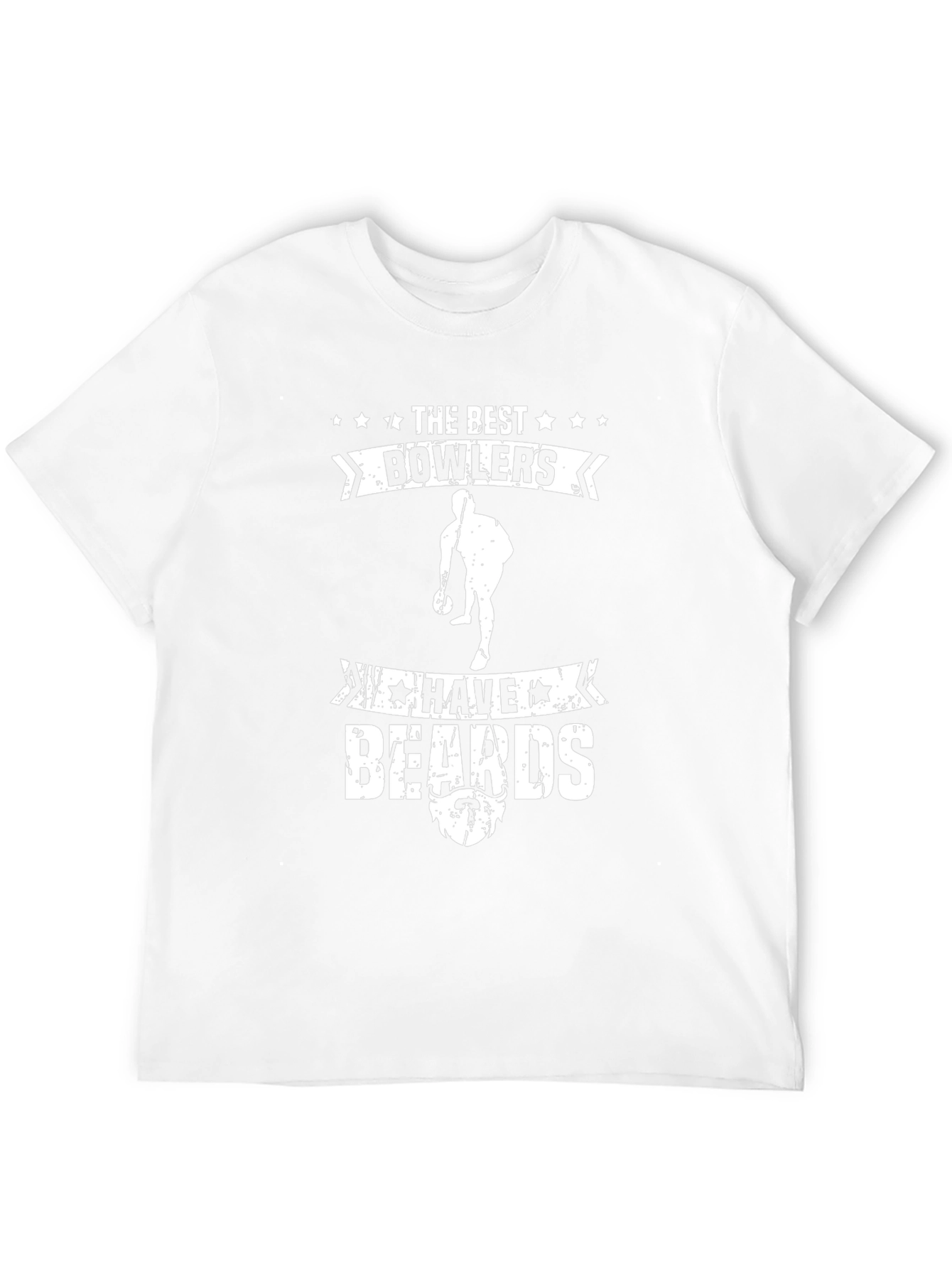 The Best Bowlers Have Beards Black T-Shirt