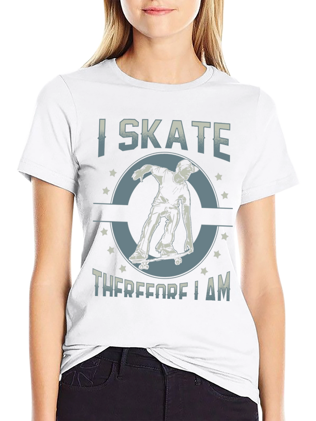 I Skate Therefore I Am T-Shirt