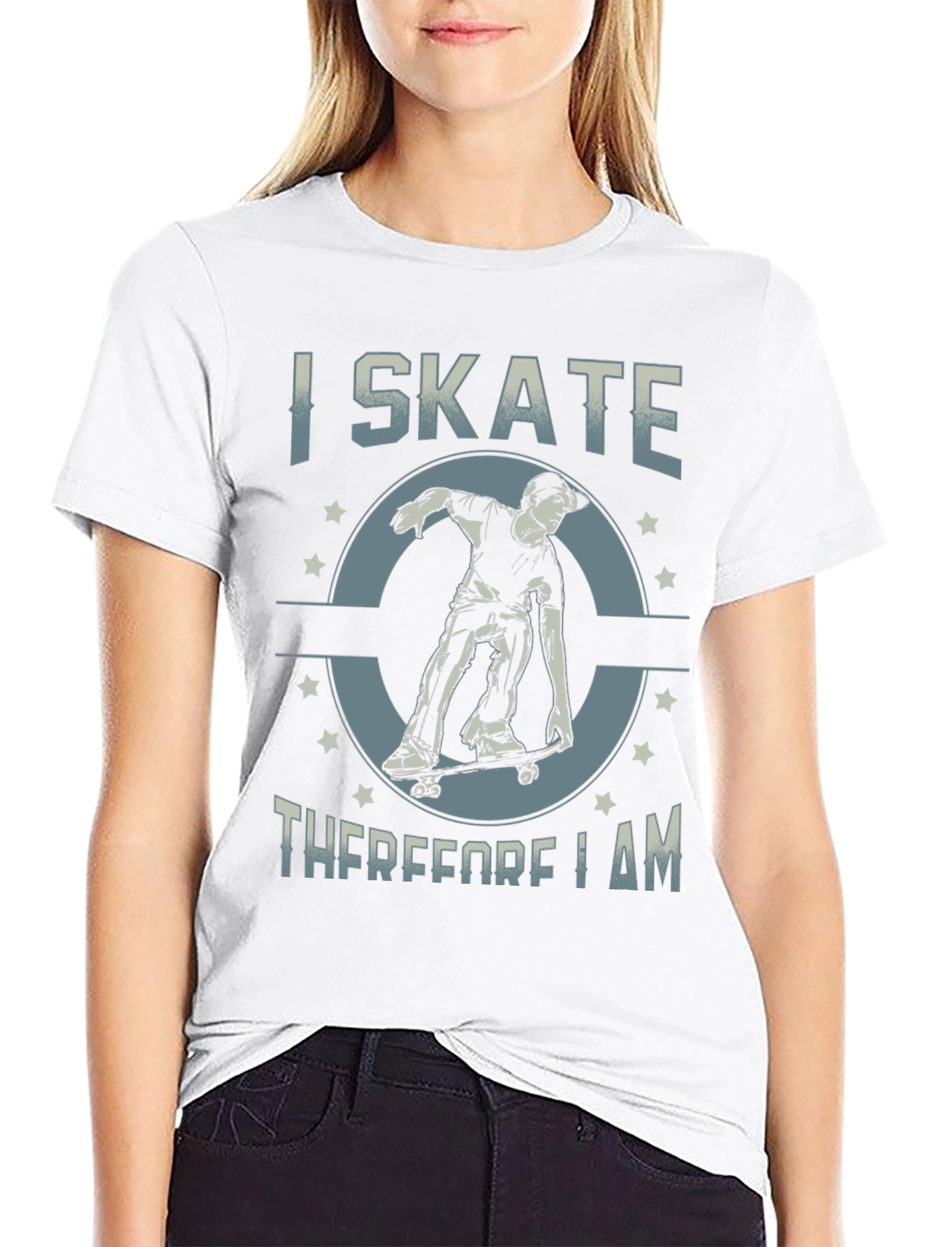 I Skate Therefore I Am T-Shirt