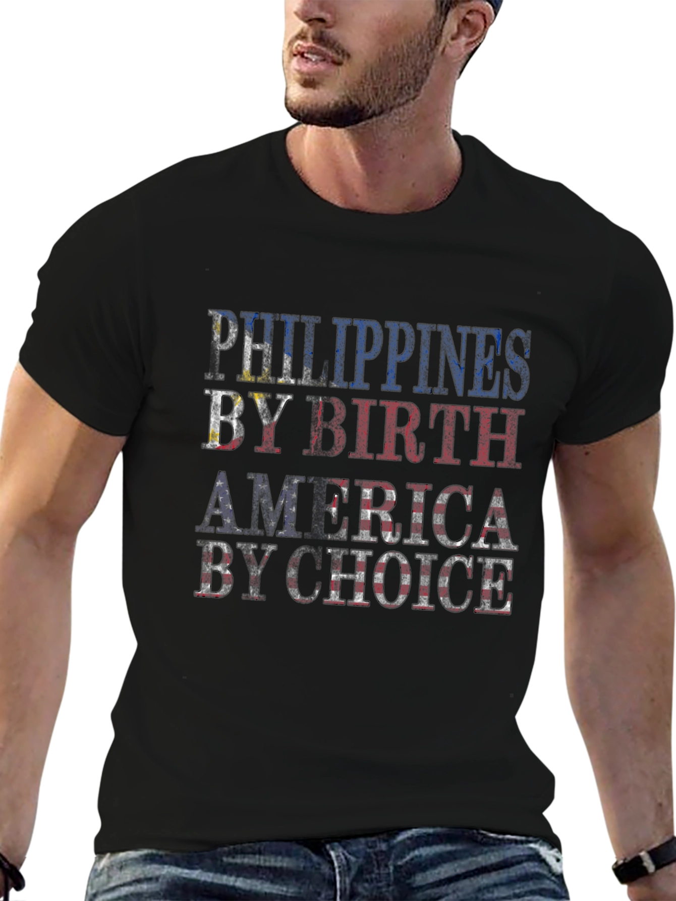 Philippines By Birth America By Choice T-Shirt