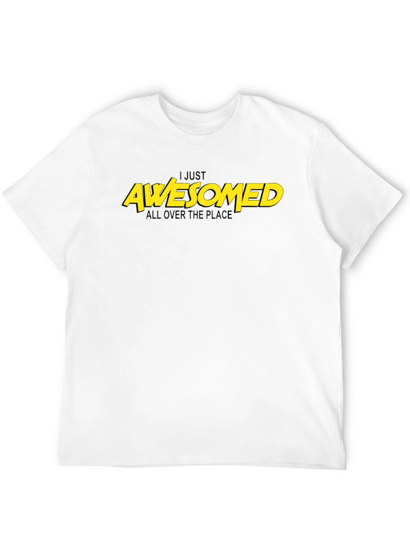 I Just Awesomed All Over T-Shirt - Black
