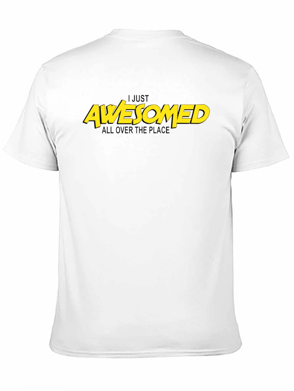 I Just Awesomed All Over T-Shirt - Black