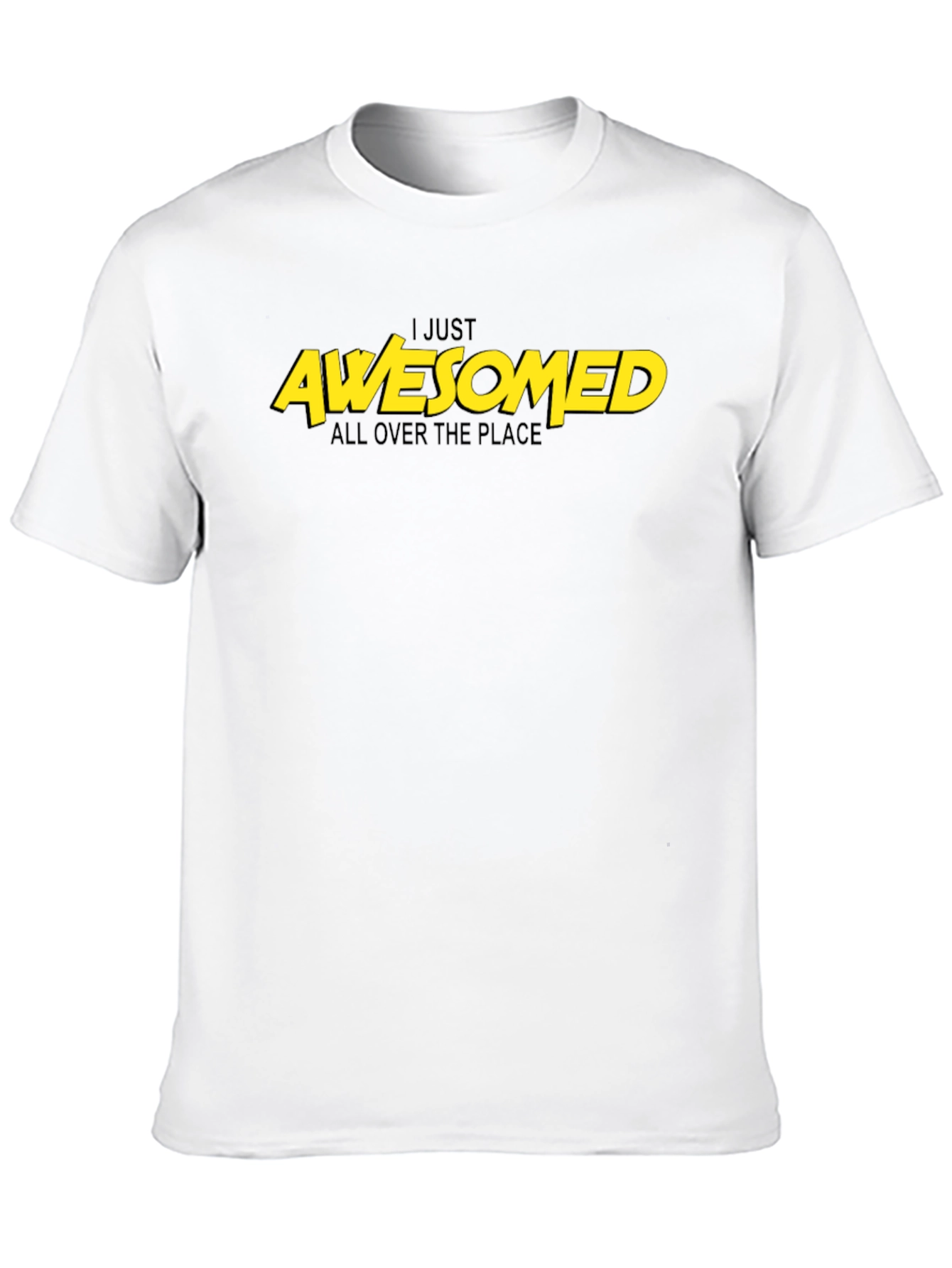 I Just Awesomed All Over T-Shirt - Black