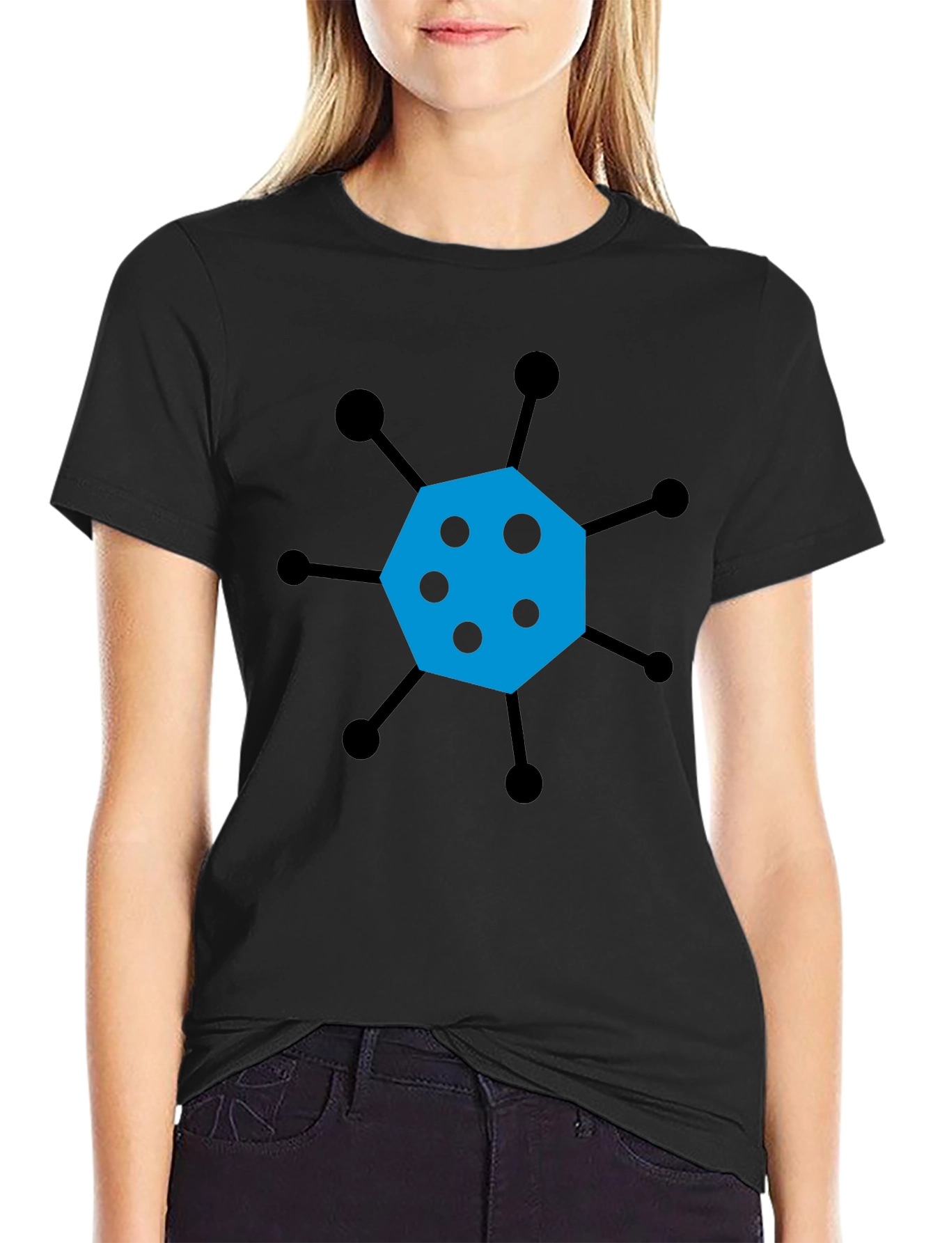 Geometric Graphic Tee - Modern Casual