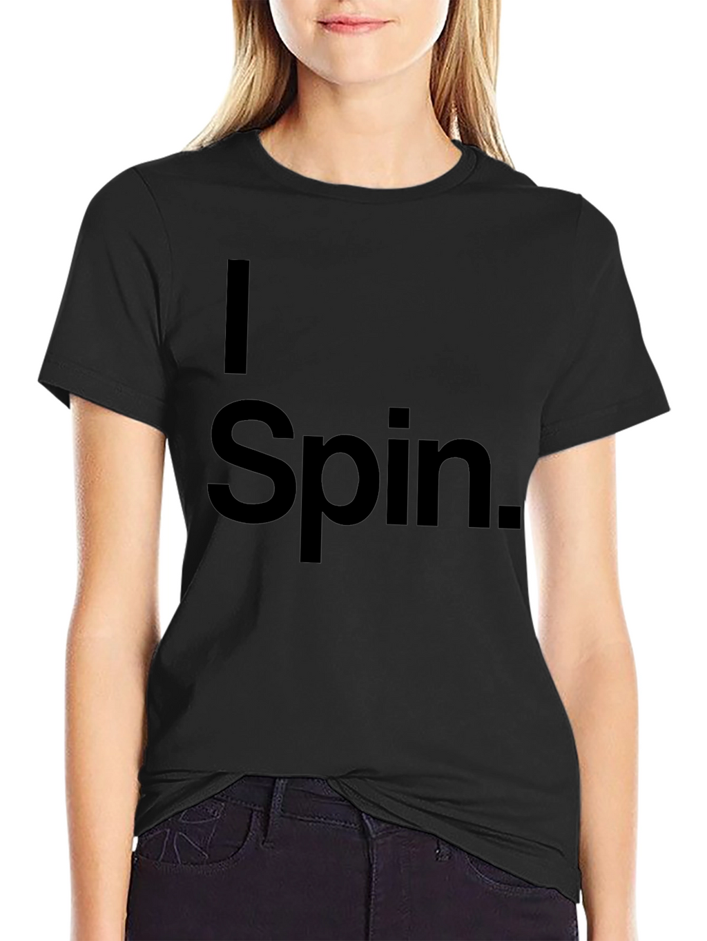 I Spin Black T-Shirt