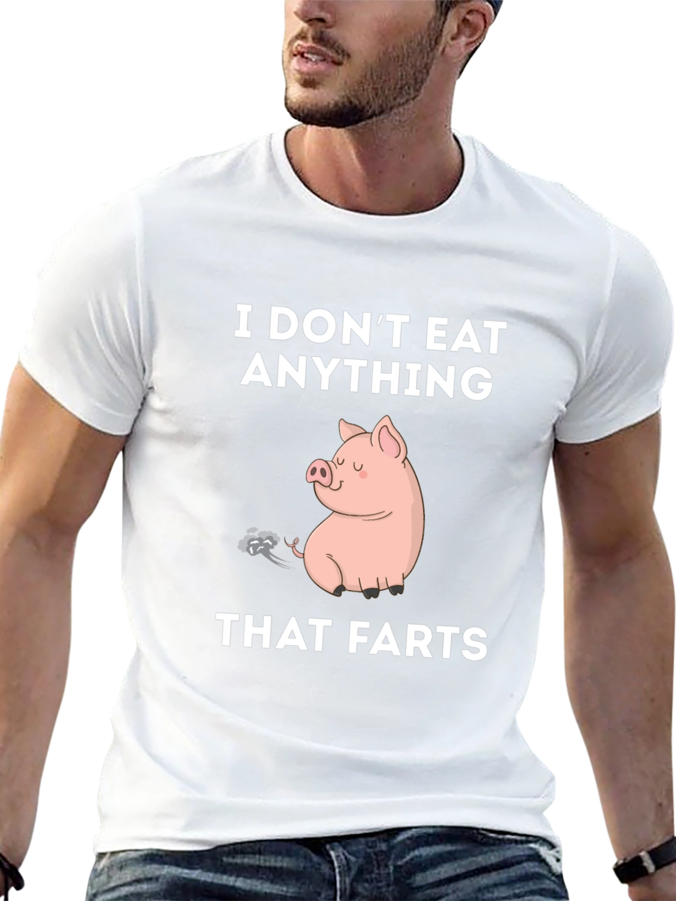 I Dont Eat Anything That Farts T-Shirt Vegan Tee