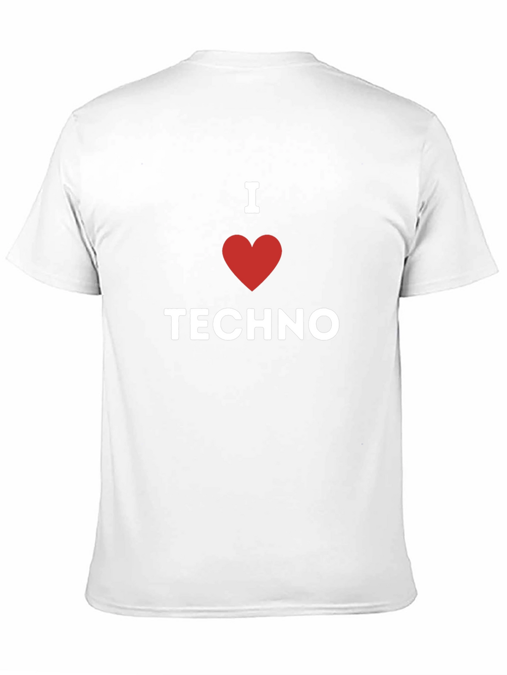 I Heart Techno T-Shirt - Music Lovers Tee