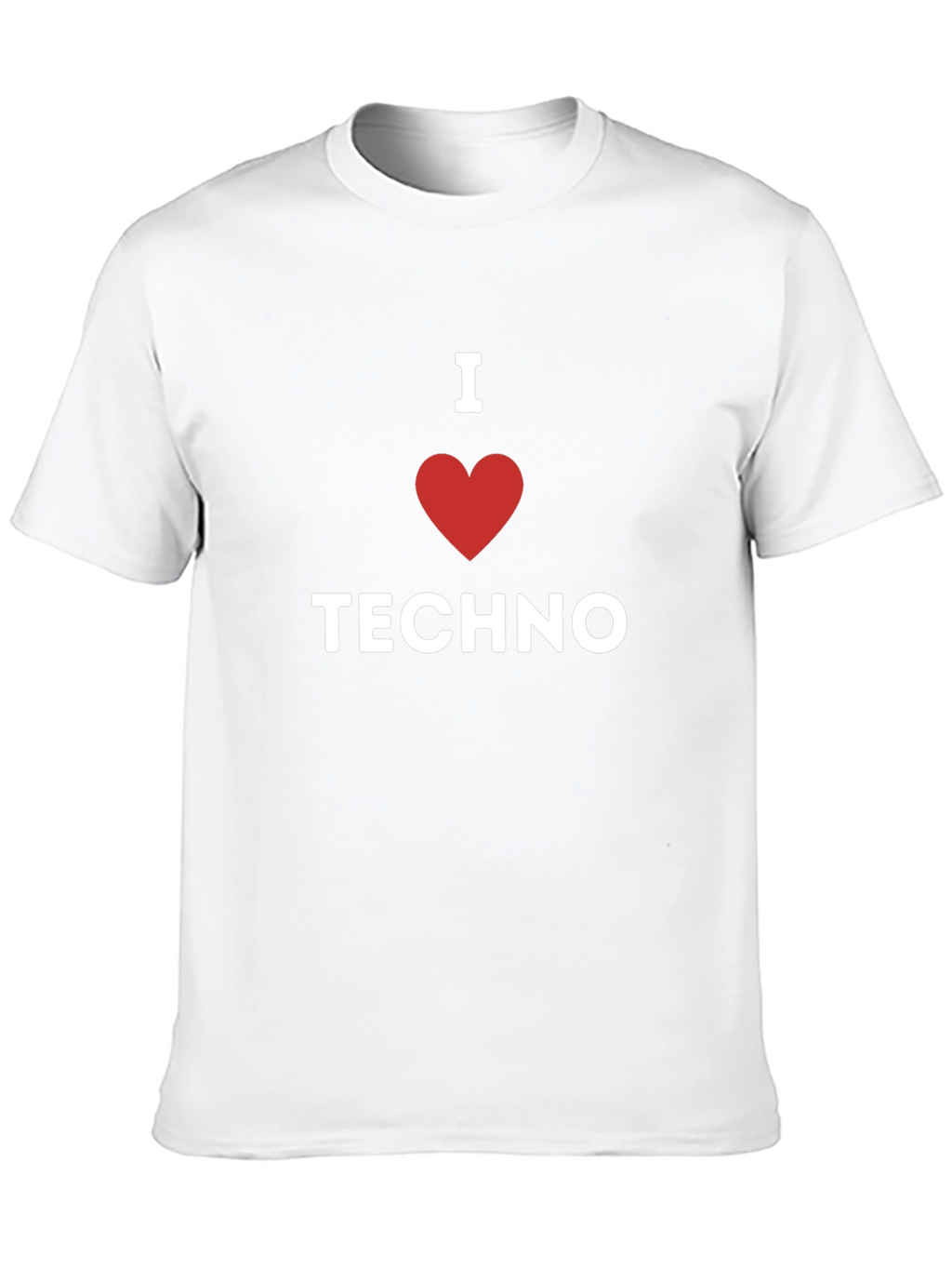 I Heart Techno T-Shirt - Music Lovers Tee