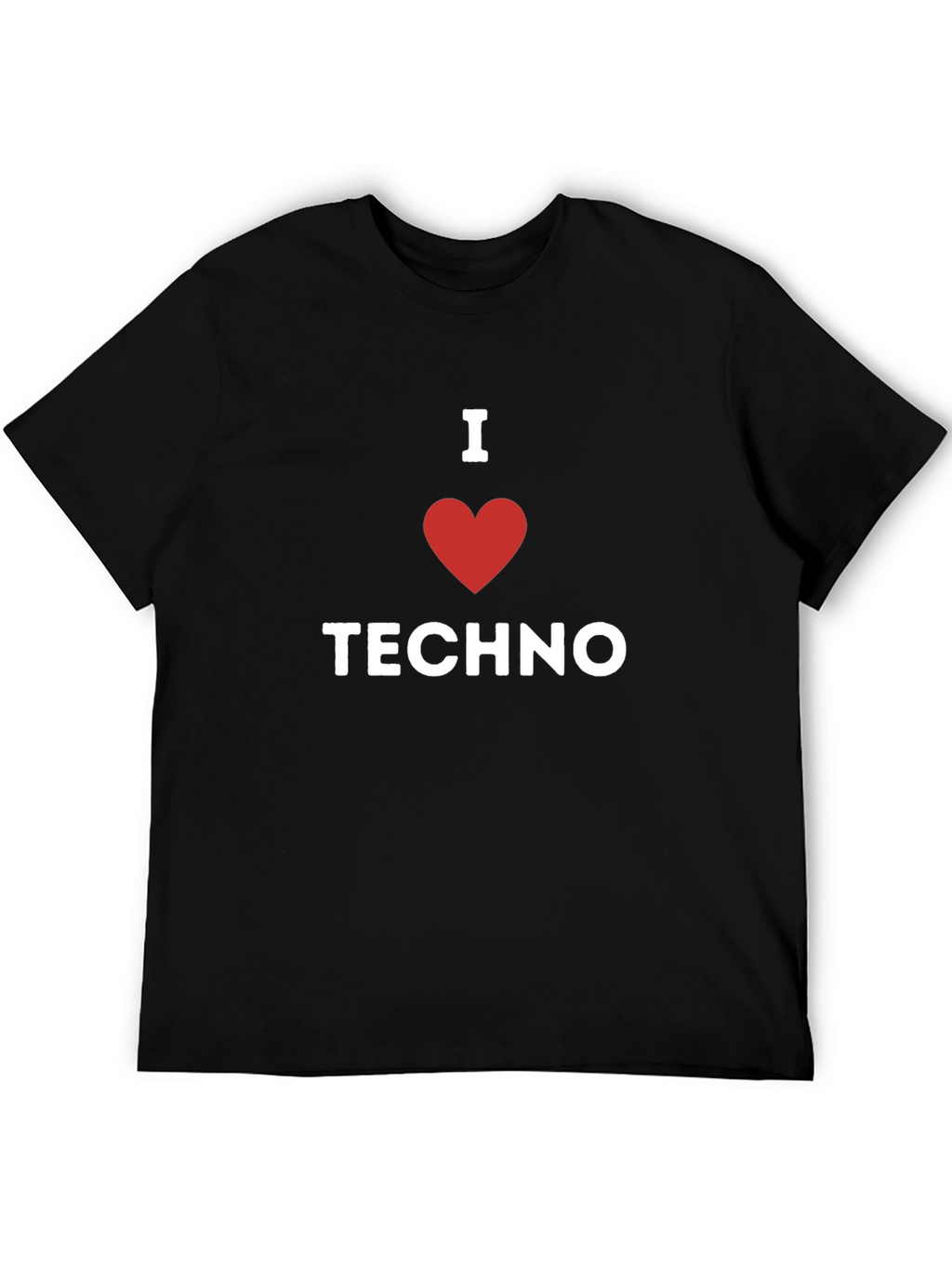 I Heart Techno T-Shirt - Music Lovers Tee