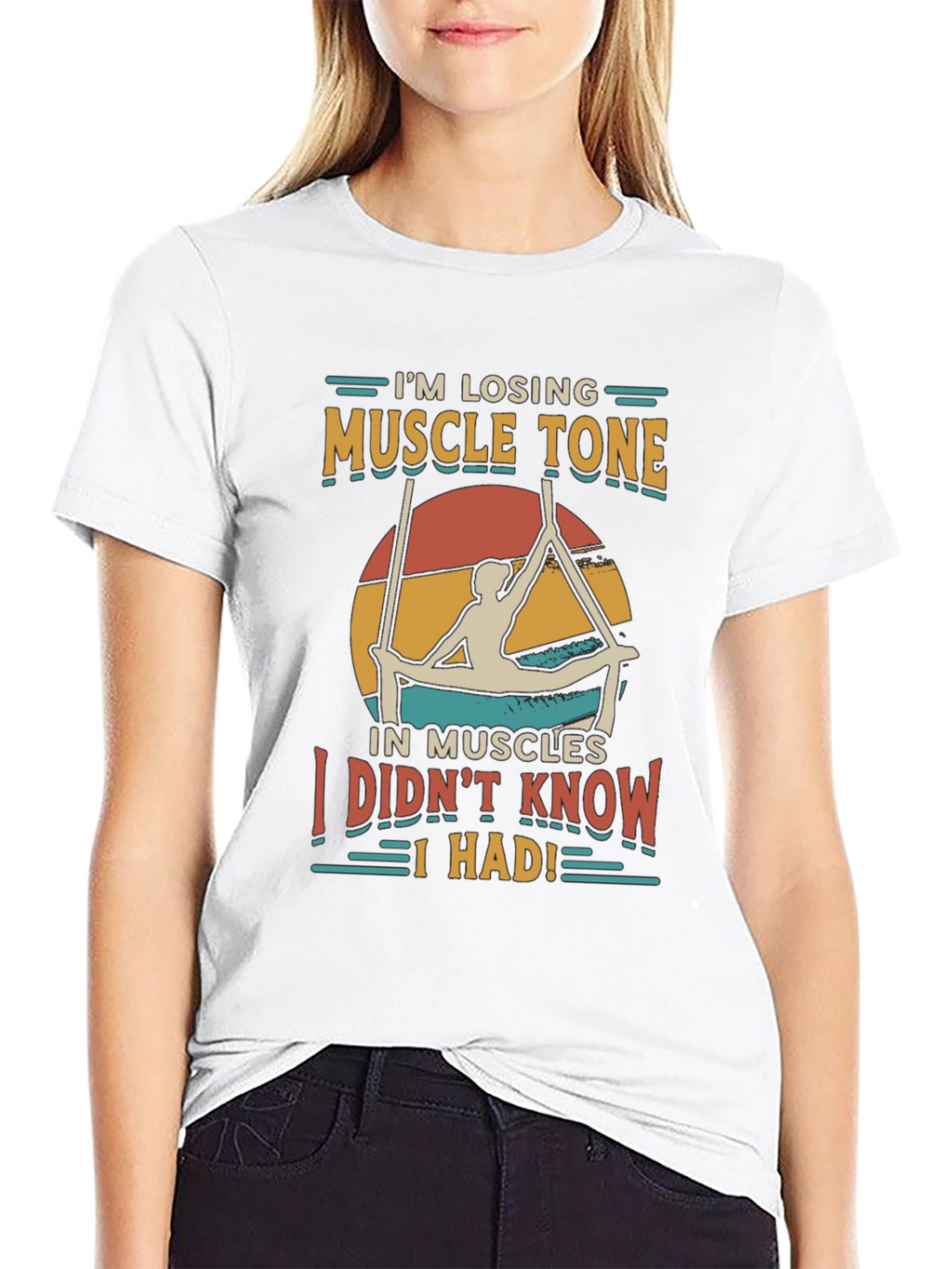 Muscle Tone T-Shirt - Funny Exercise Tee