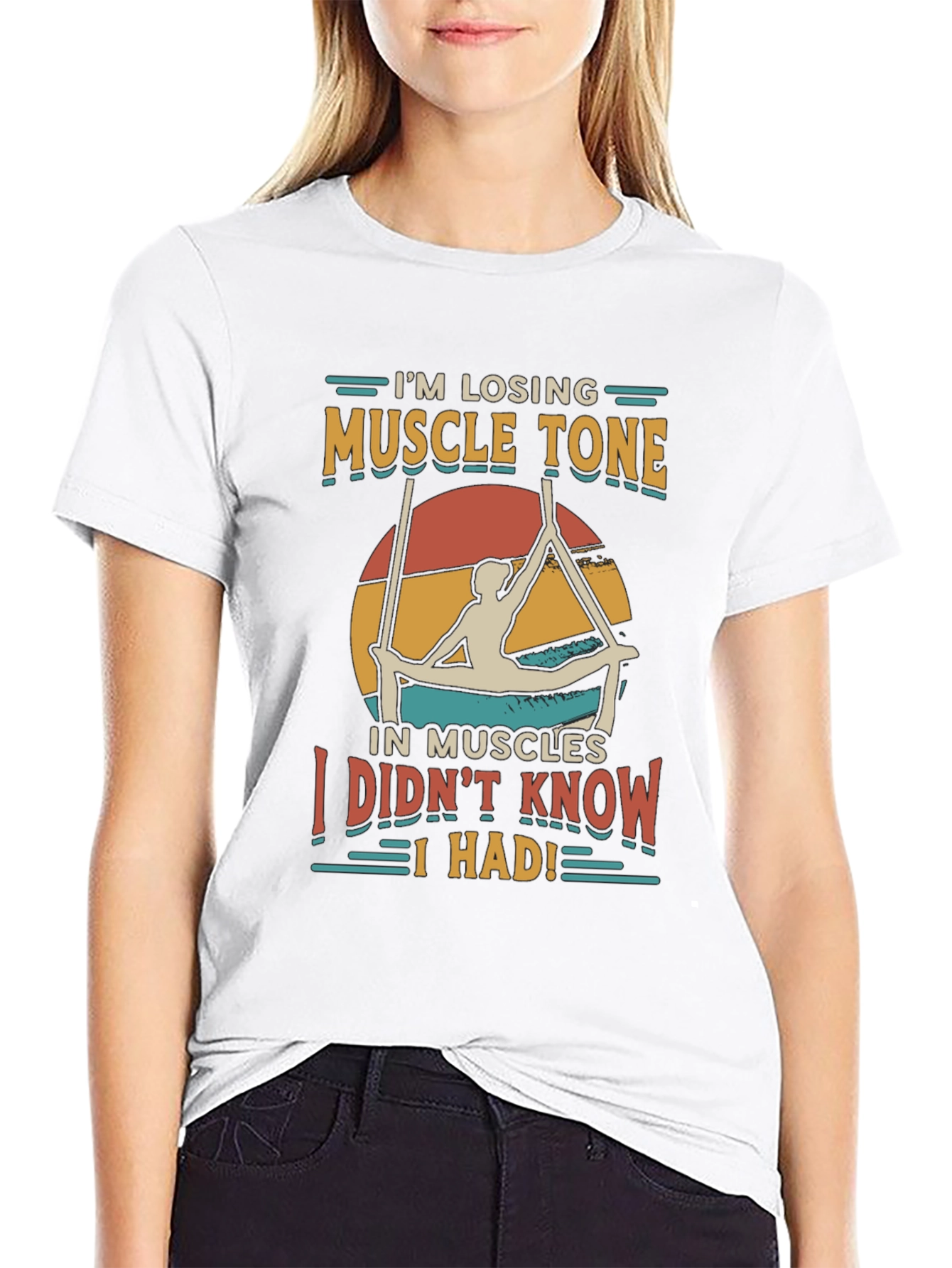 Muscle Tone T-Shirt - Funny Exercise Tee