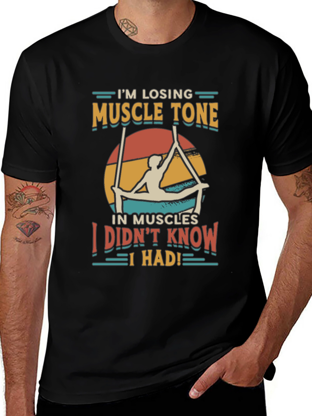 Muscle Tone T-Shirt - Funny Exercise Tee