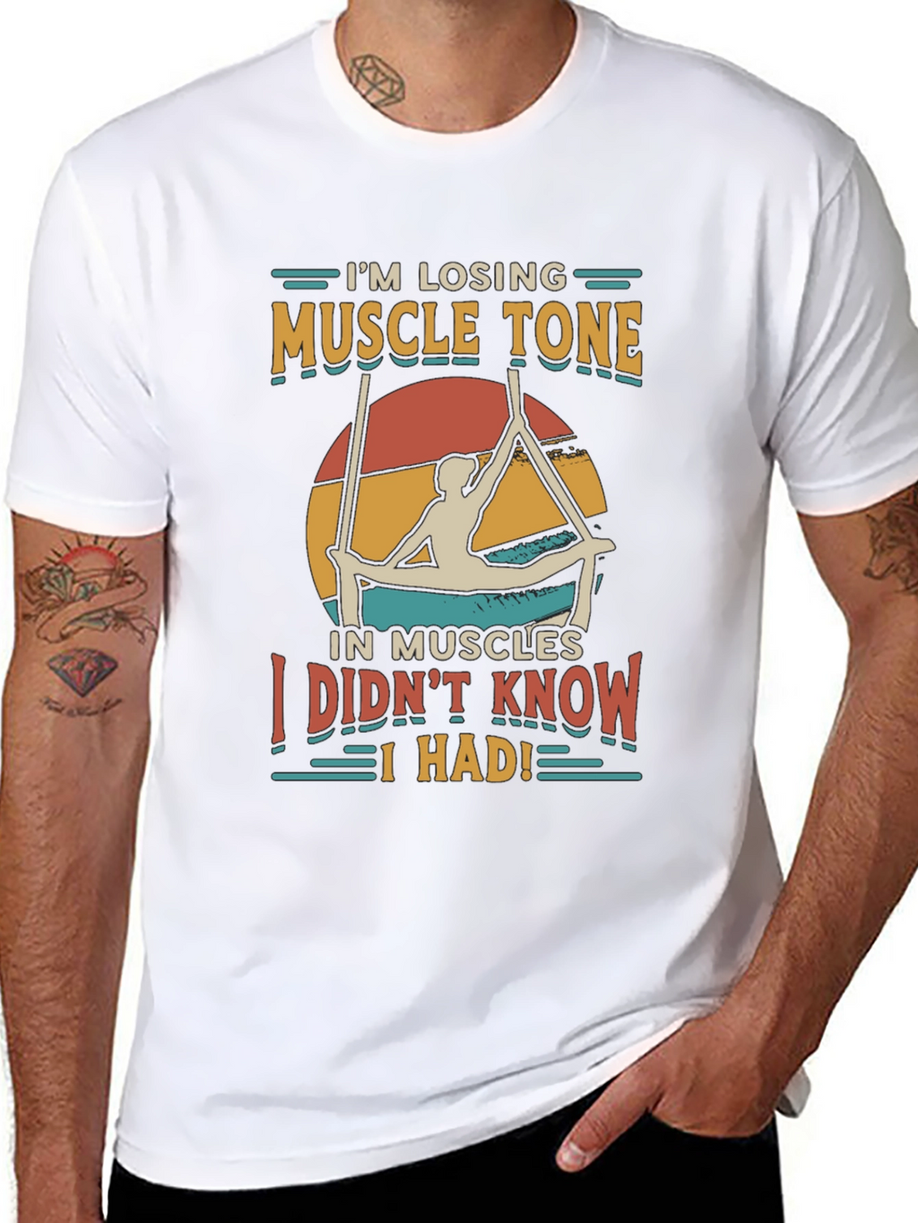 Muscle Tone T-Shirt - Funny Exercise Tee