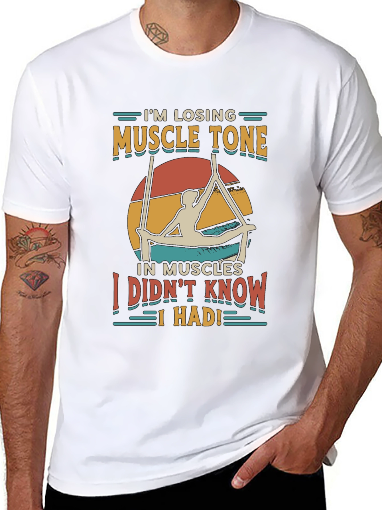 Muscle Tone T-Shirt - Funny Exercise Tee