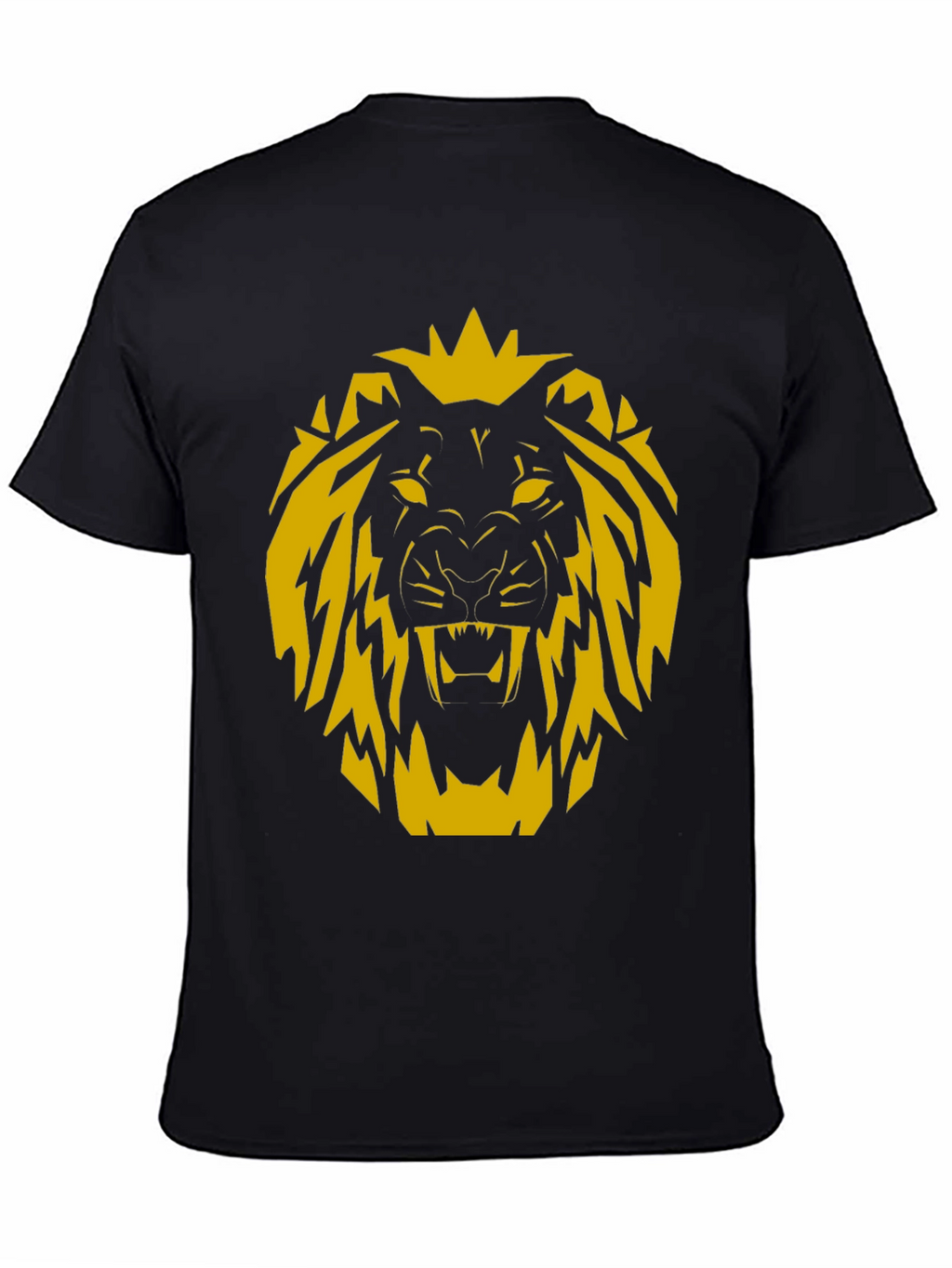 Lion Graphic Black T-Shirt
