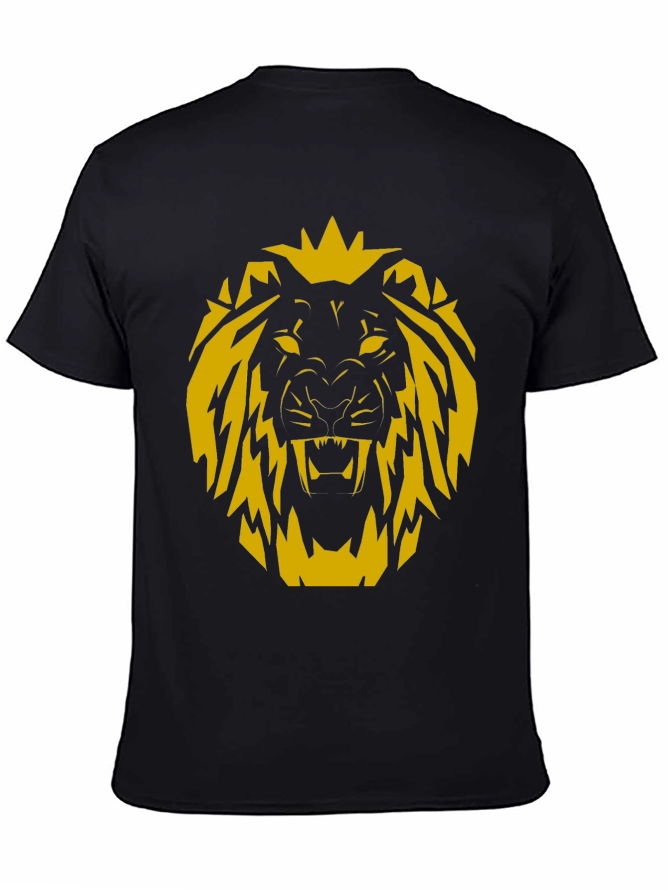Lion Graphic Black T-Shirt