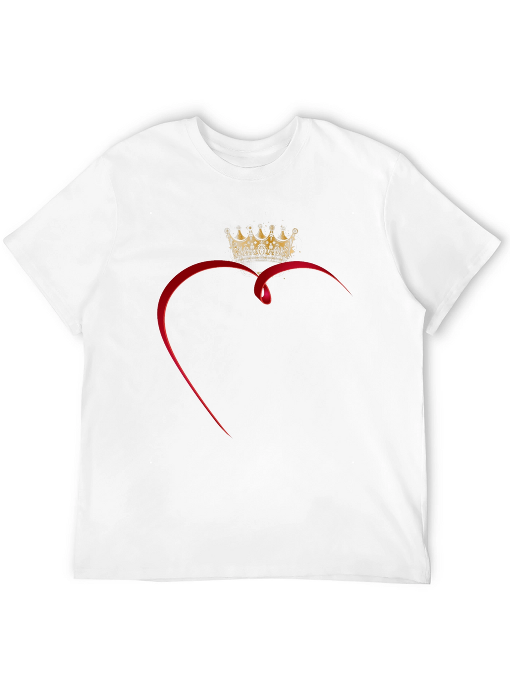 Heart Crown Graphic T-Shirt - King of Hearts Tee