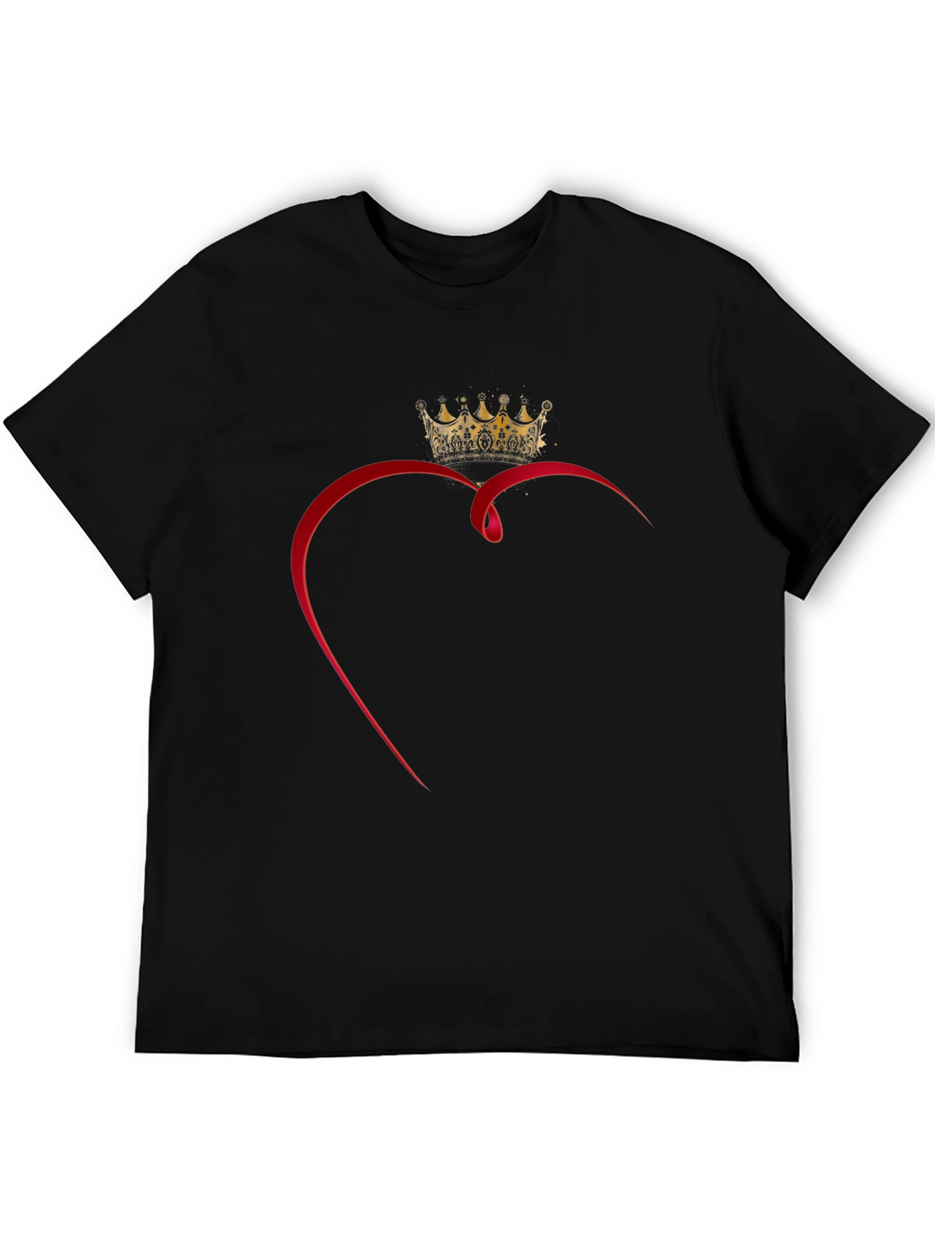 Heart Crown Graphic T-Shirt - King of Hearts Tee
