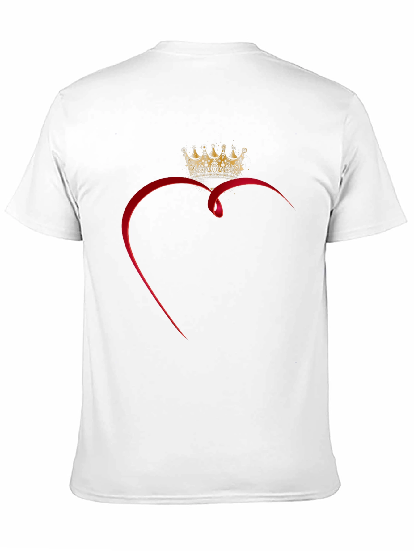 Heart Crown Graphic T-Shirt - King of Hearts Tee