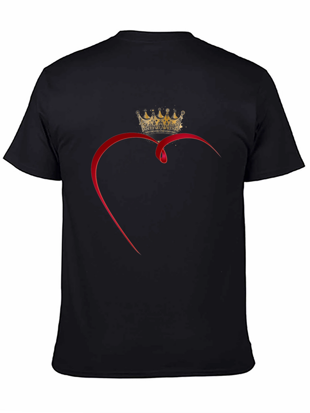 Heart Crown Graphic T-Shirt - King of Hearts Tee
