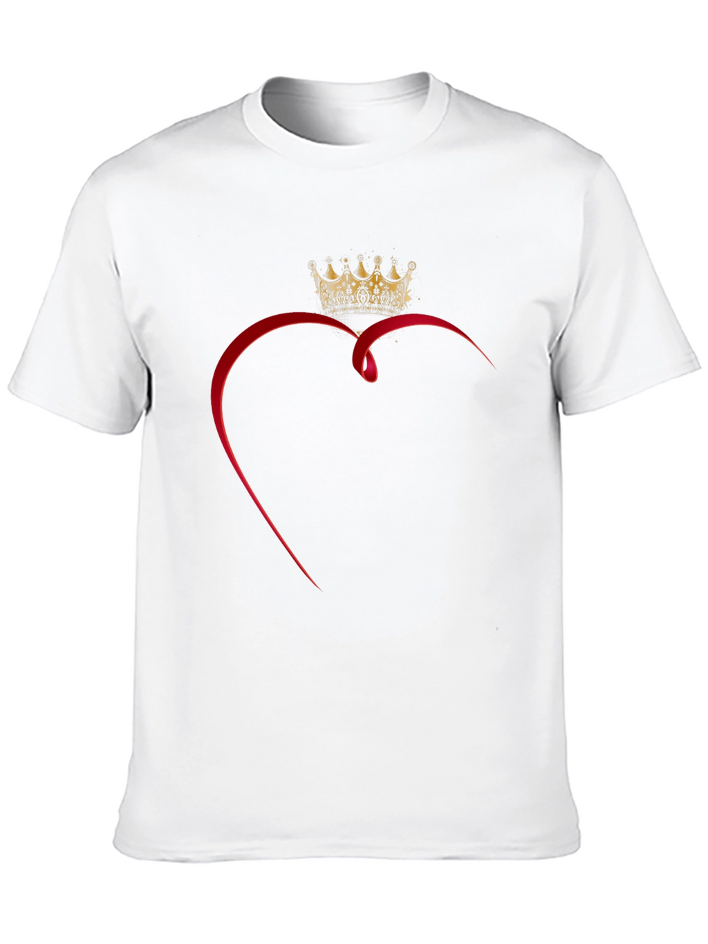 Heart Crown Graphic T-Shirt - King of Hearts Tee