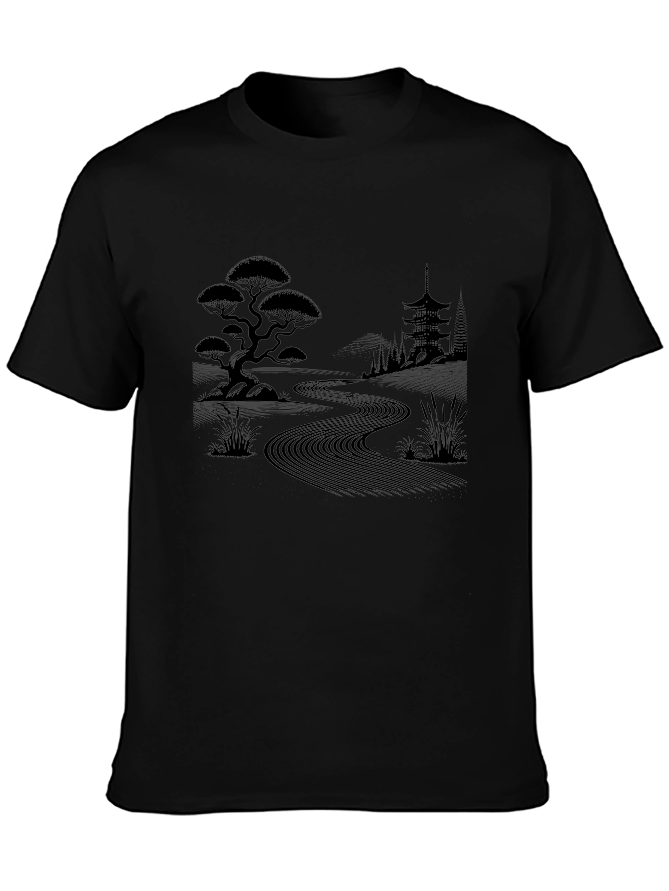 Zen Garden T-Shirt - Japanese Landscape Design