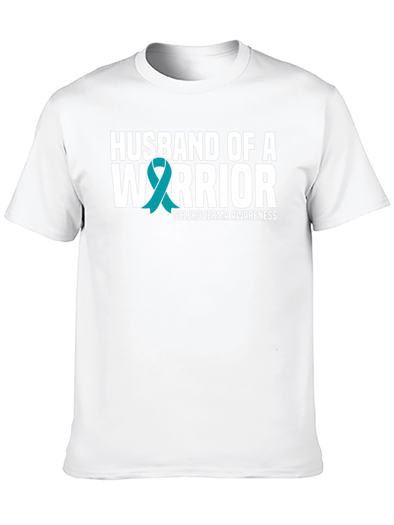 Husband of a Warrior Scleroderma Awareness T-Shirt