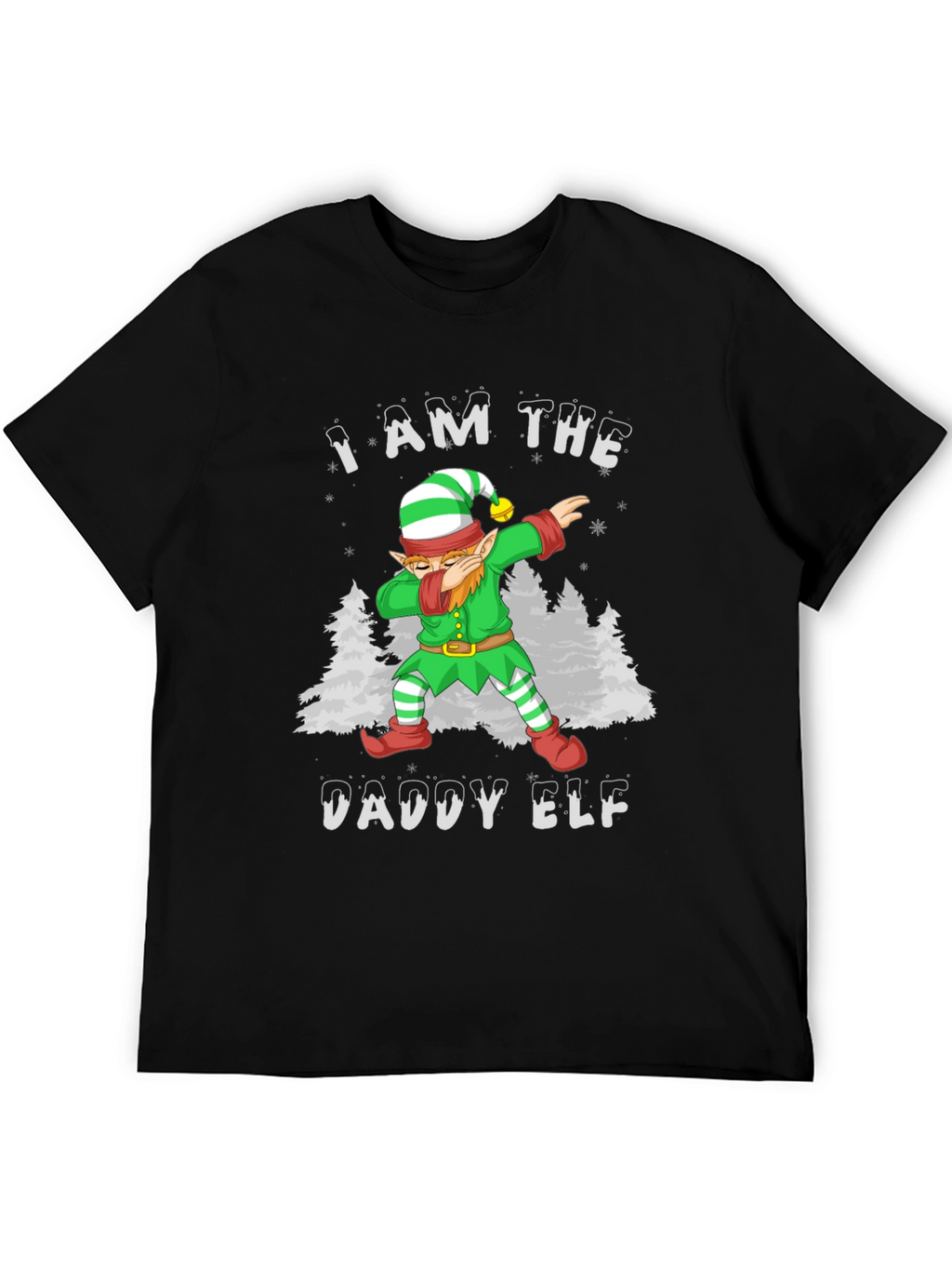 I am the Daddy Elf T-Shirt Christmas Holiday Tee