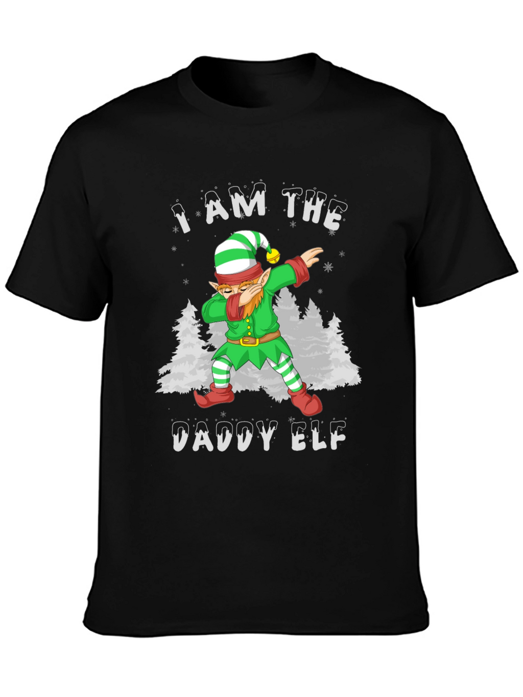 I am the Daddy Elf T-Shirt Christmas Holiday Tee