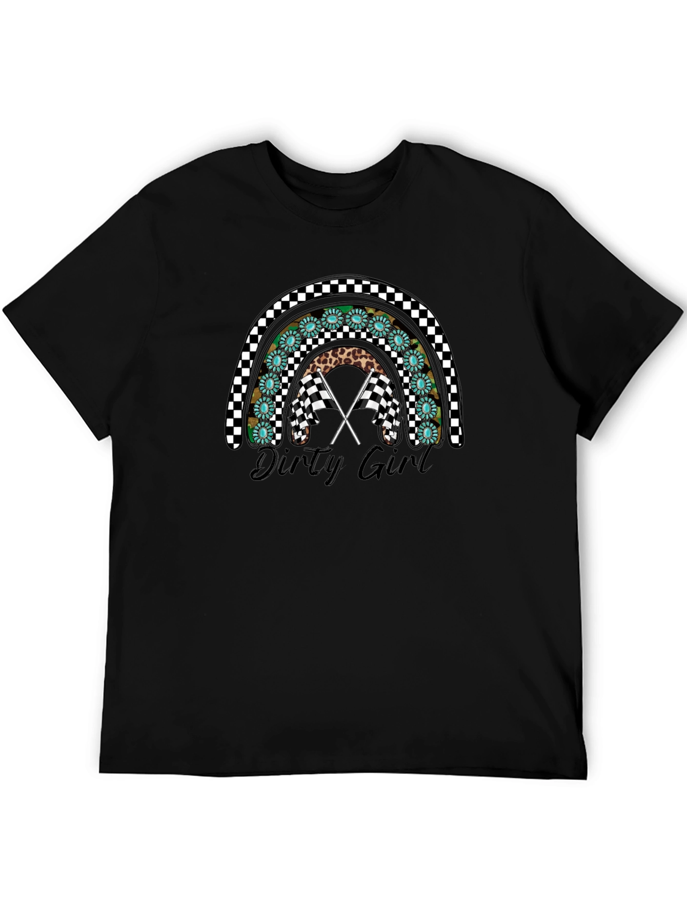 Dirty Girl Rainbow Graphic T-Shirt