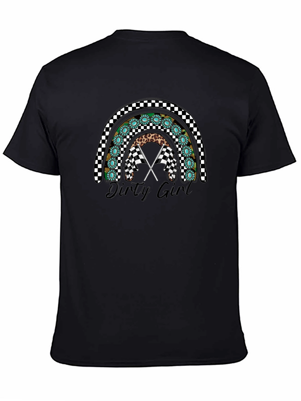 Dirty Girl Rainbow Graphic T-Shirt