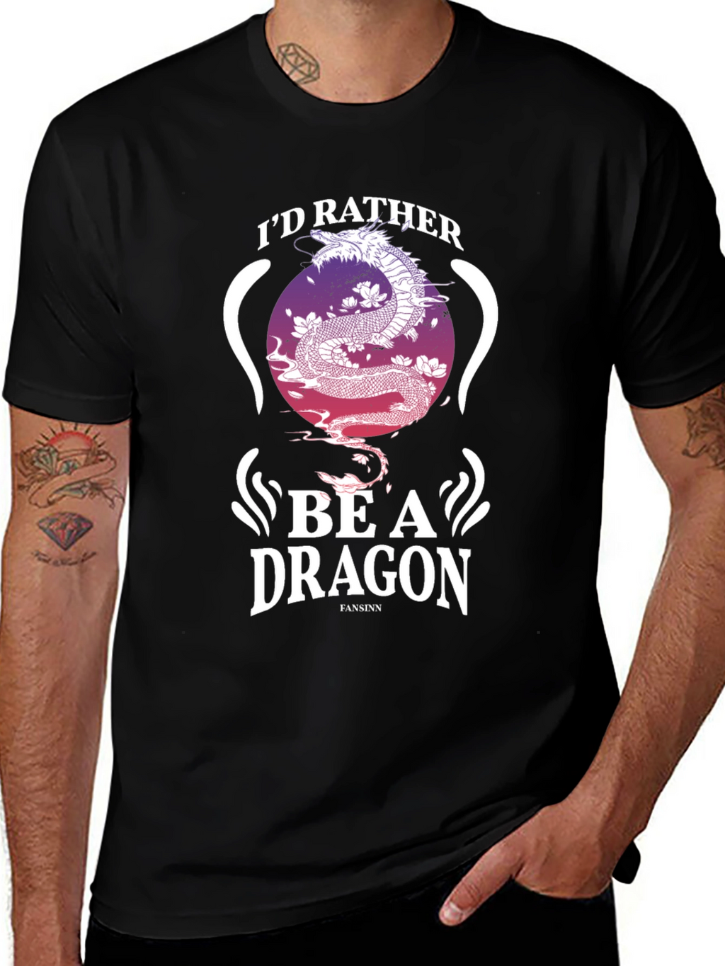 Id Rather Be A Dragon Graphic Tee
