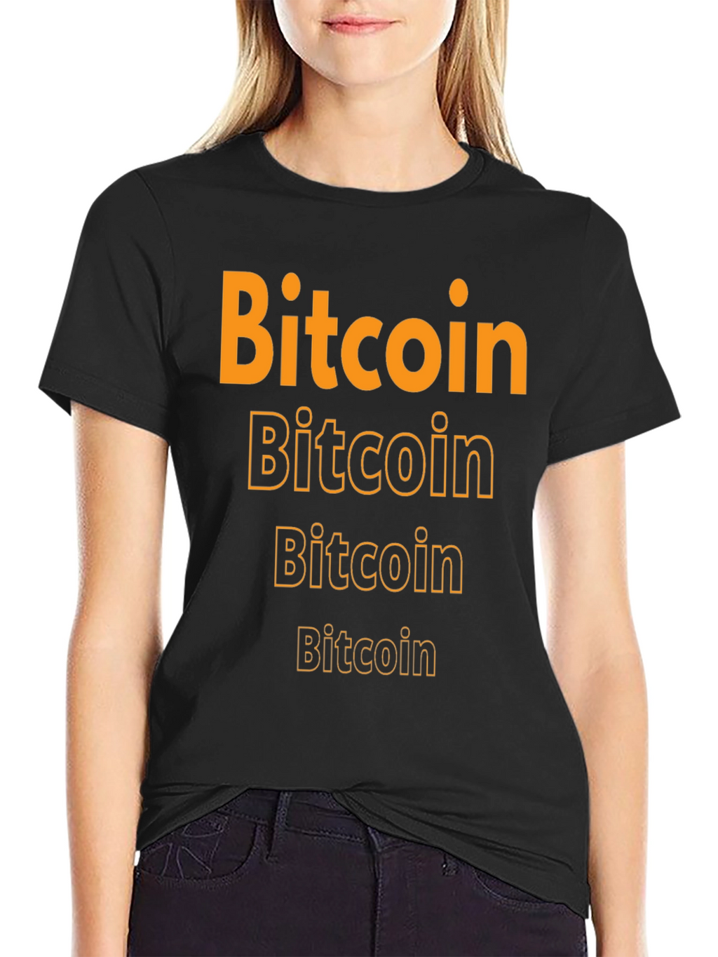 Bitcoin Graphic Tee - Crypto Enthusiast Black T-Shirt