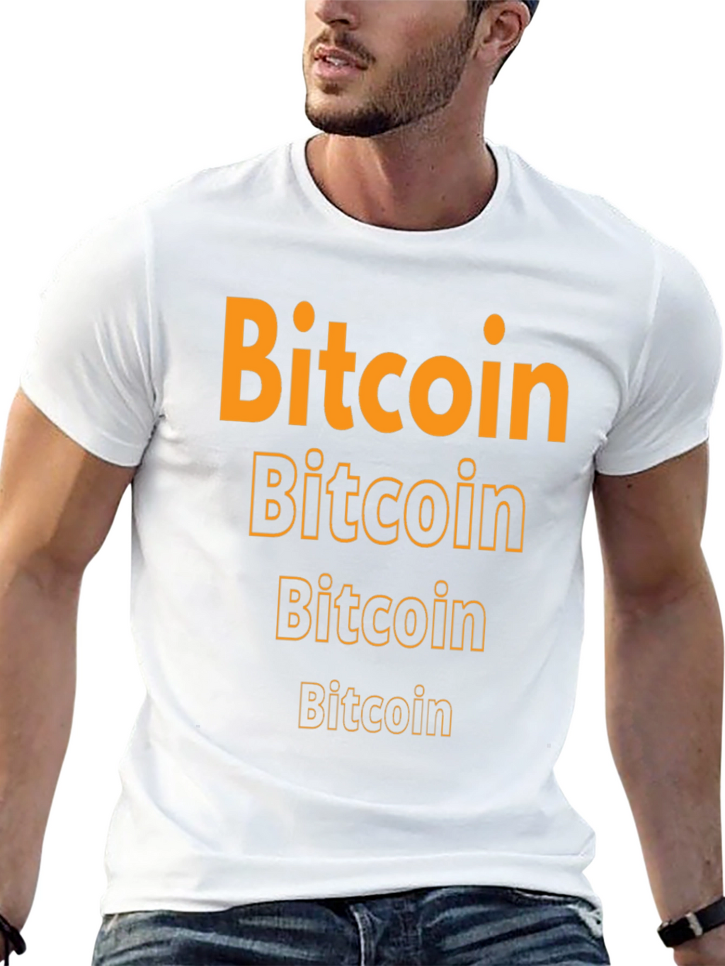 Bitcoin Graphic Tee - Crypto Enthusiast Black T-Shirt