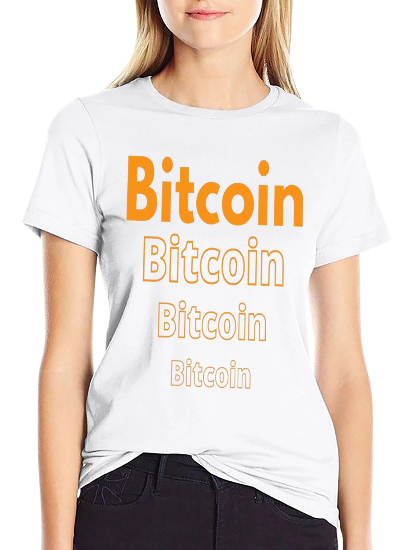 Bitcoin Graphic Tee - Crypto Enthusiast Black T-Shirt