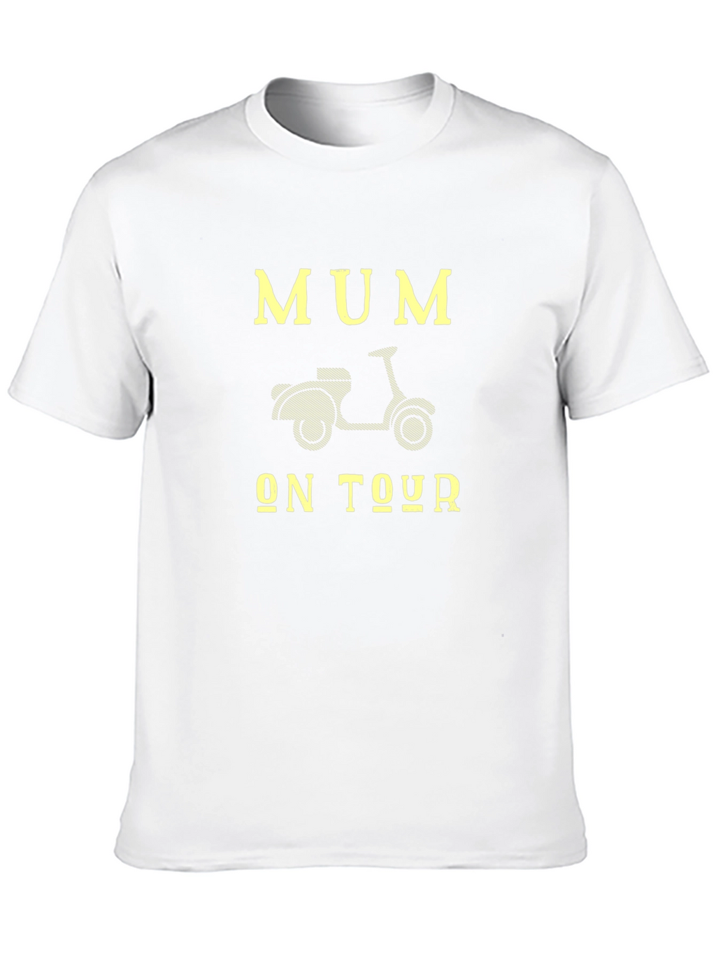 Mum On Tour T-Shirt Scooter Design