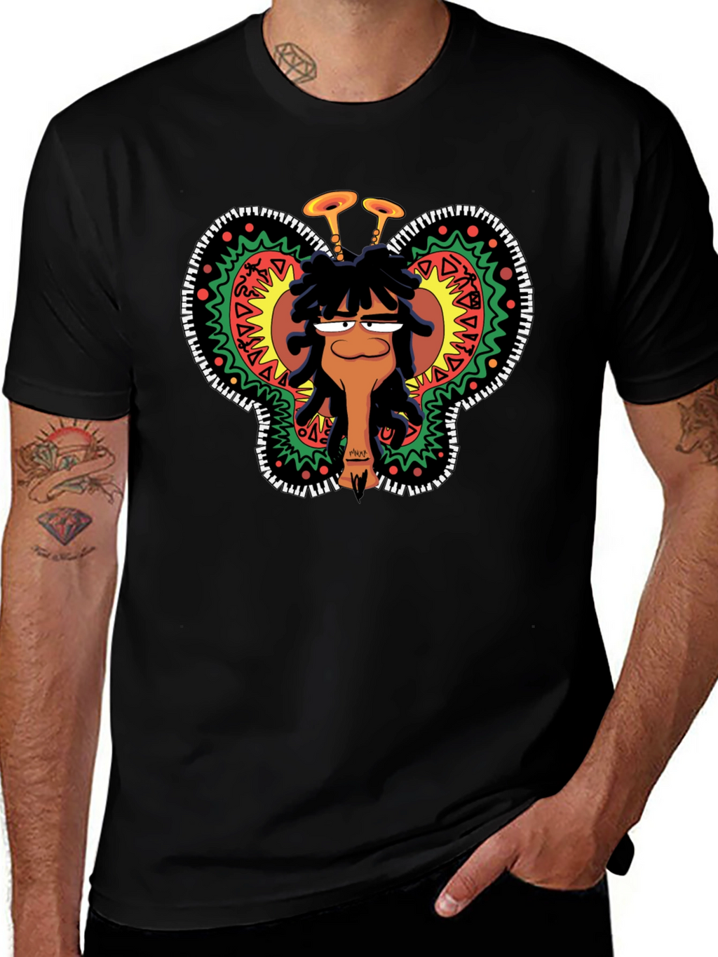 Funky Cartoon Graphic Tee