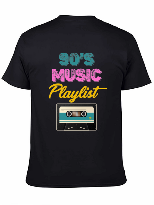 90s Music Playlist Graphic Tee