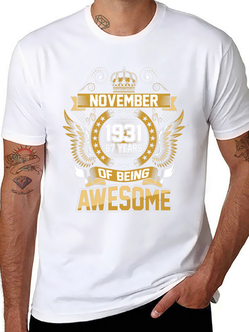November 1931 87 Years of Being Awesome T-Shirt