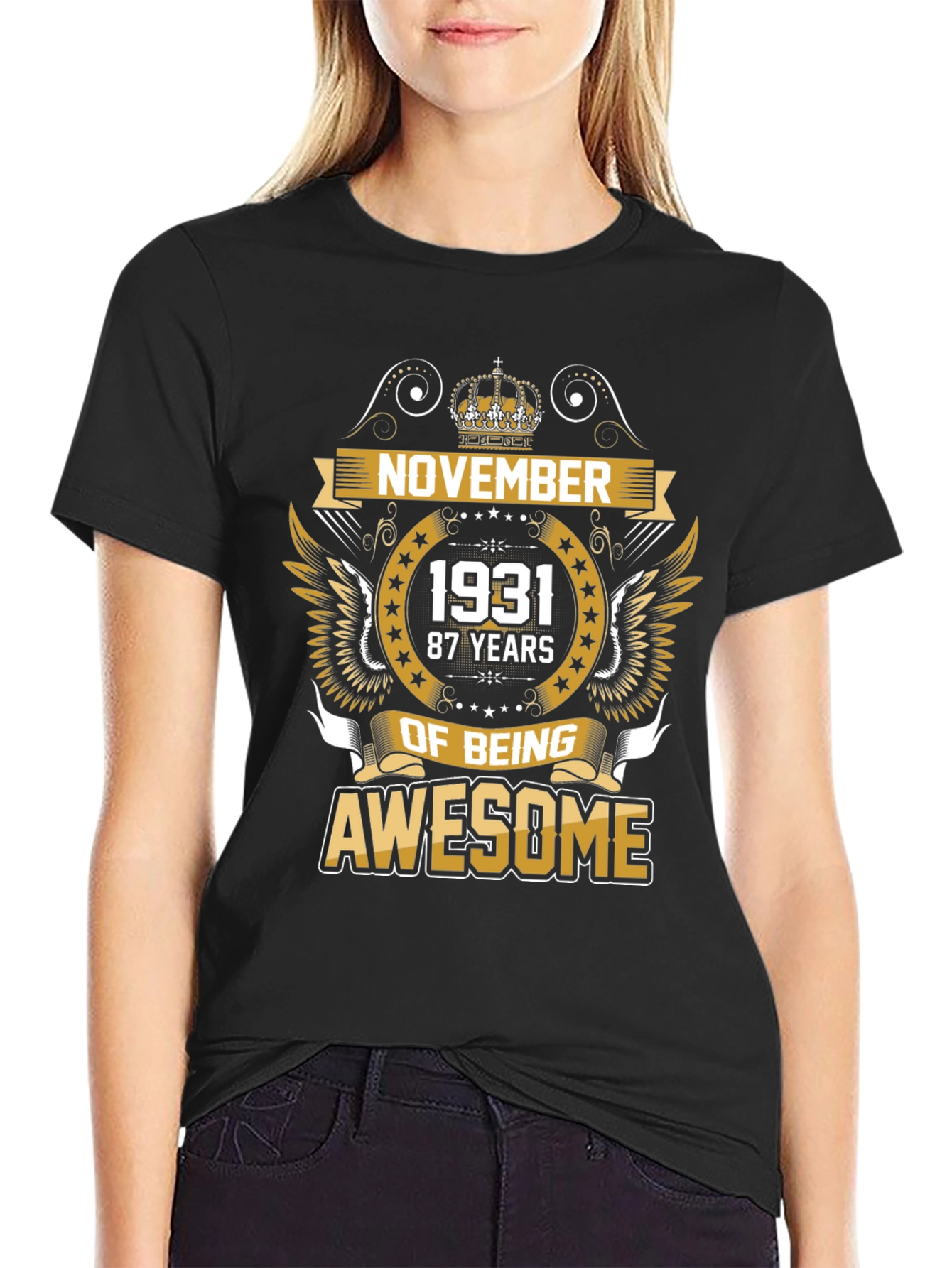 November 1931 87 Years of Being Awesome T-Shirt