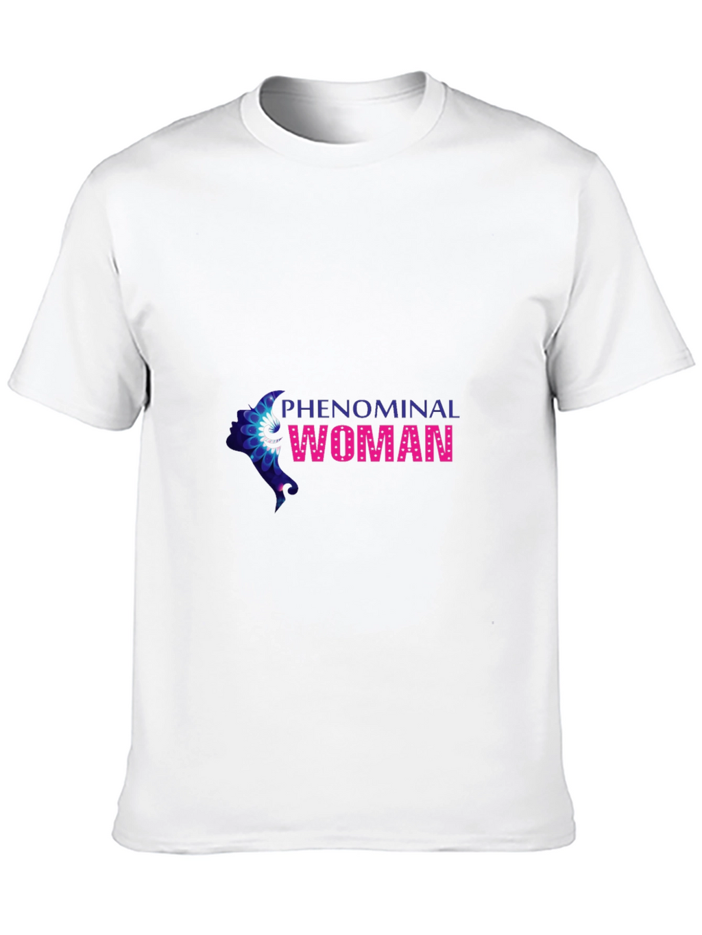 Phenomenal Woman Graphic Print Black Tee