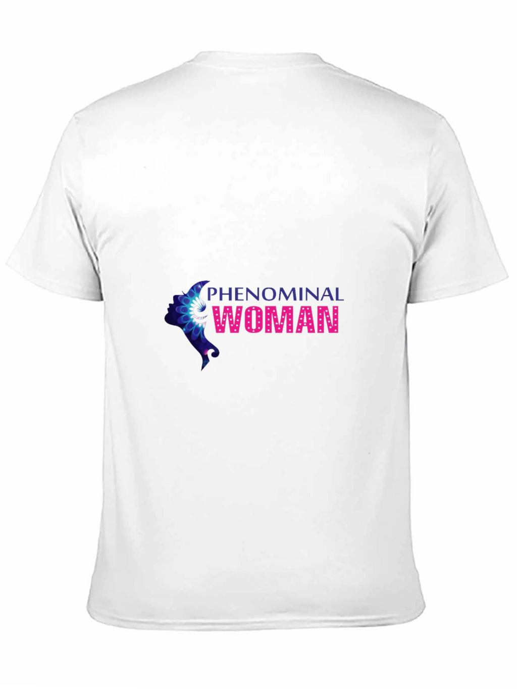 Phenomenal Woman Graphic Print Black Tee
