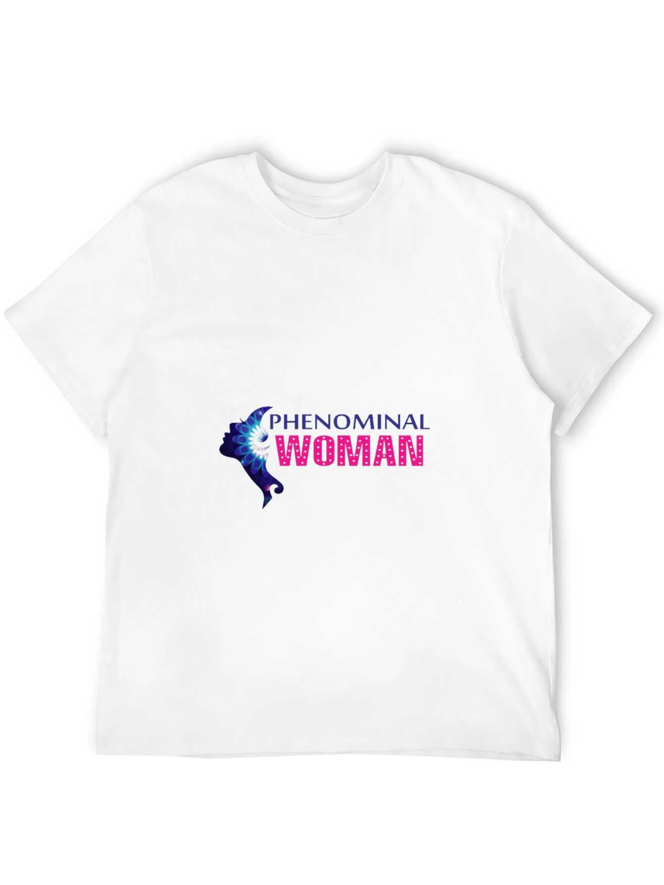 Phenomenal Woman Graphic Print Black Tee