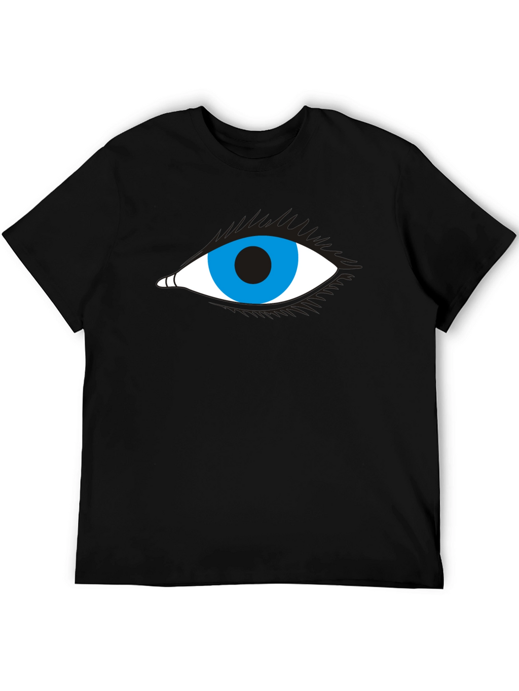 Eye Graphic Black T-Shirt - Stylish & Unique
