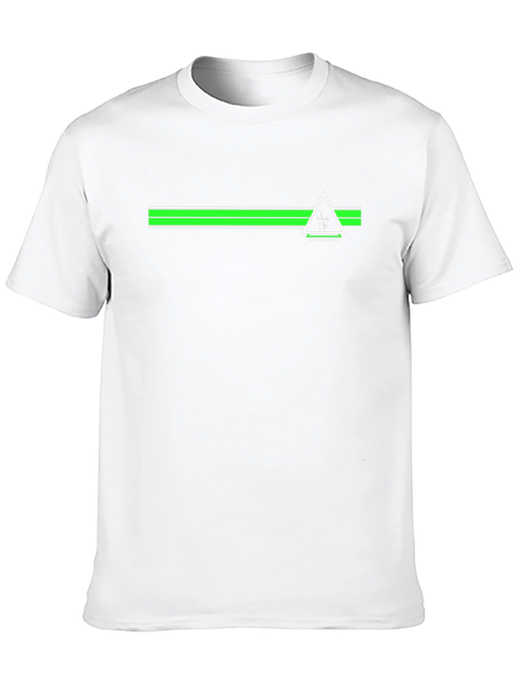 Geometric Line Graphic Tee - Casual Cool T-Shirt