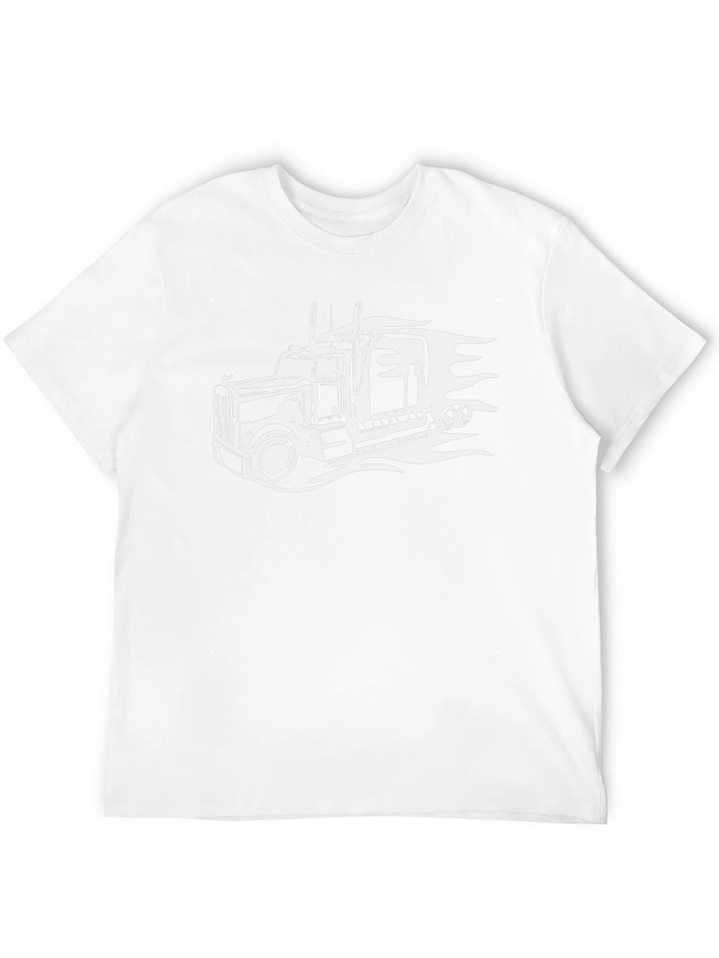 Truck Graphic T-Shirt - Black Cotton Tee