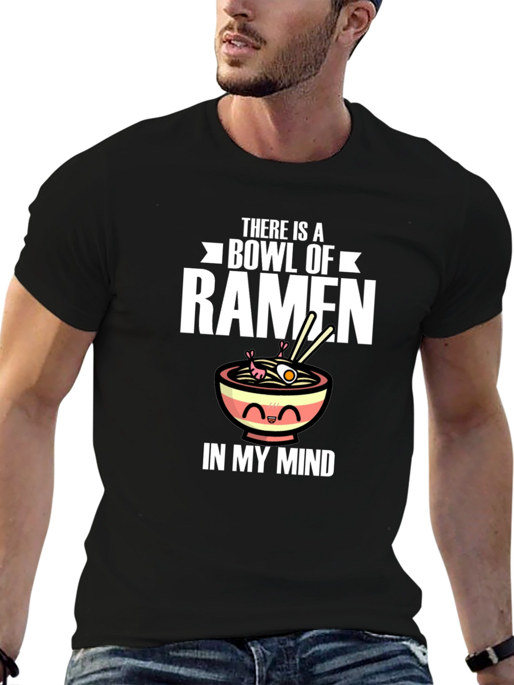 Ramen Lover T-Shirt - Funny Bowl of Ramen Design