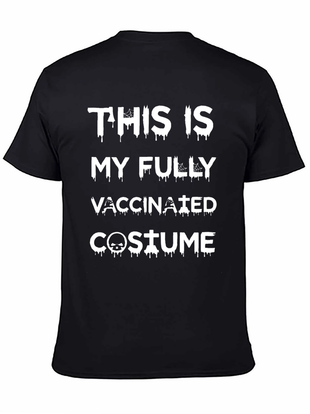 This Is My Fully Vaccinated Costume Black T-Shirt