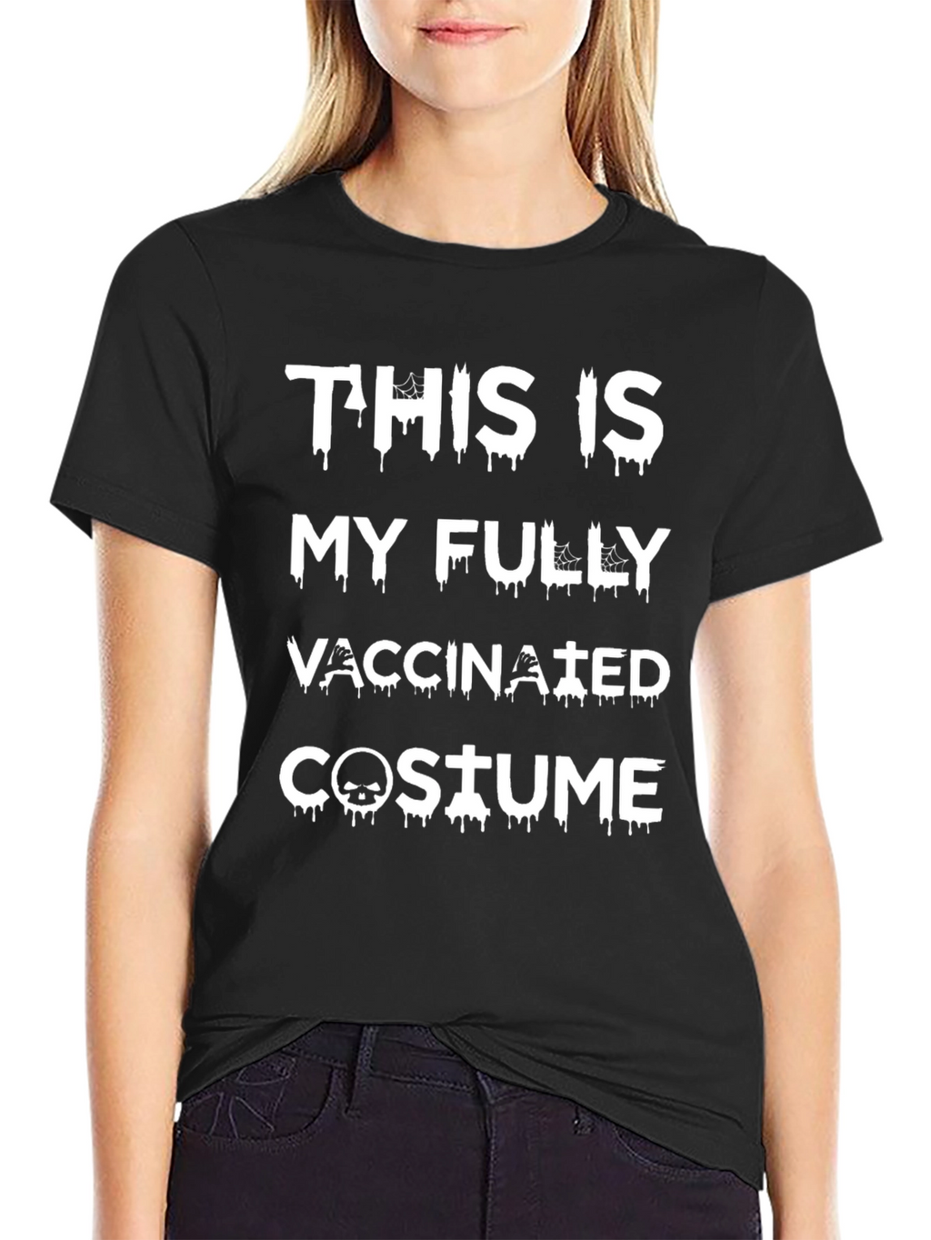 This Is My Fully Vaccinated Costume Black T-Shirt